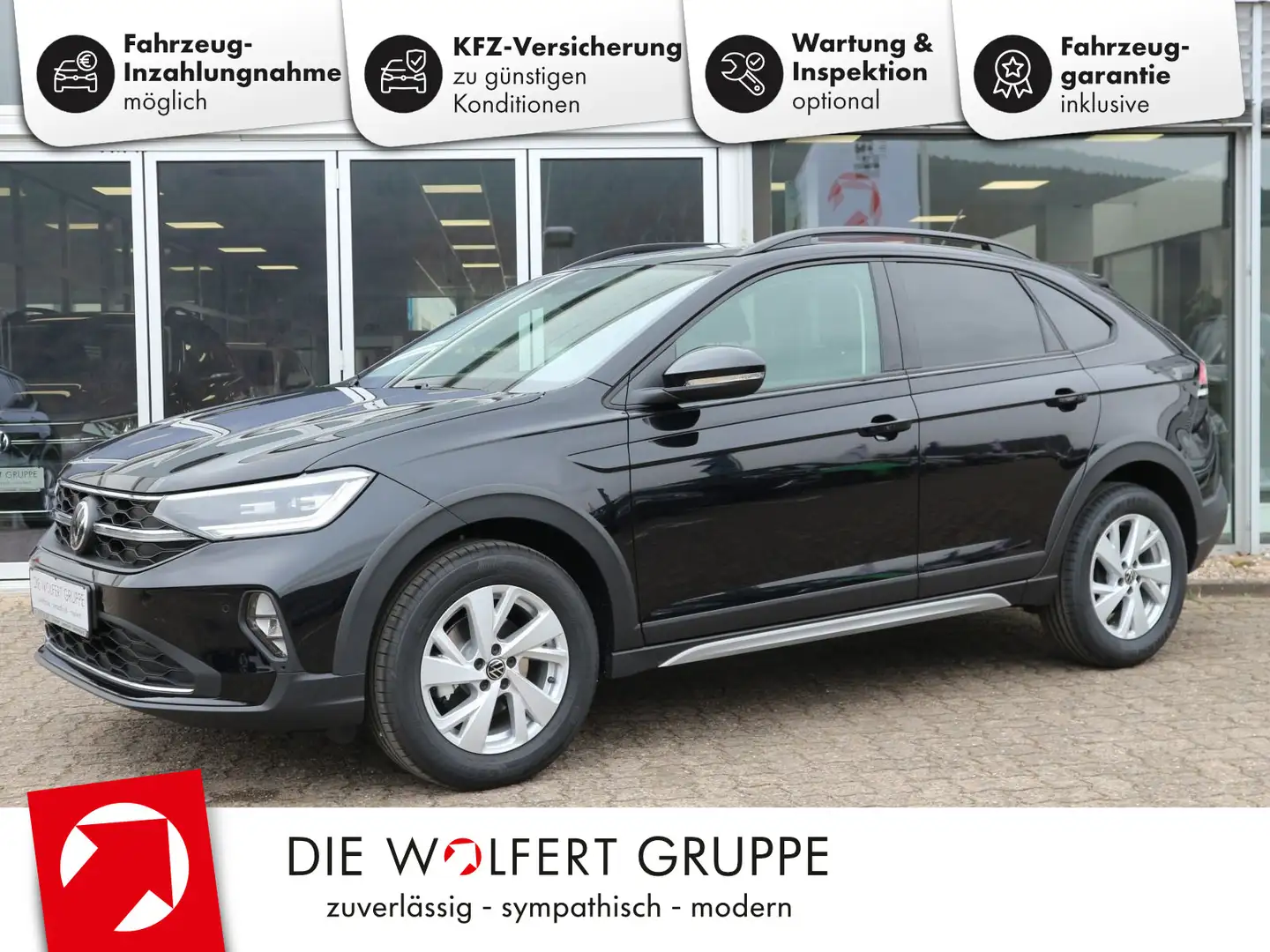 Volkswagen Taigo Life 1,0 TSI OPF (95 PS) 5-Gang *WINTERRÄD Schwarz - 1