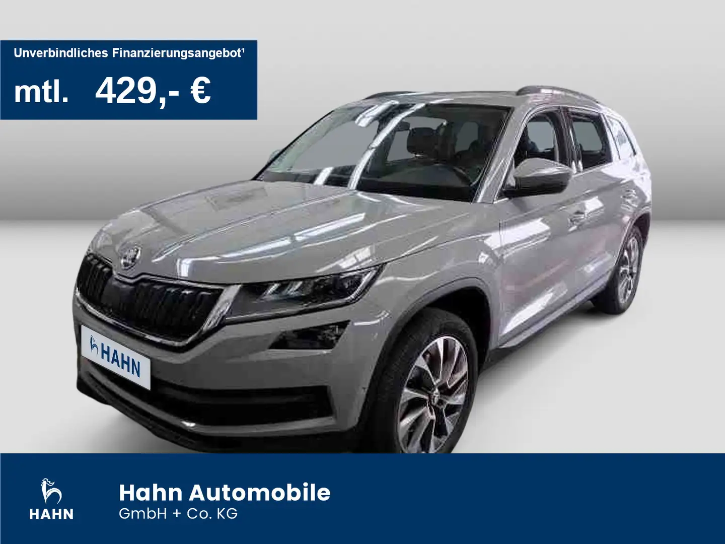 Skoda Kodiaq 2.0TDI DSG 4x4 Clever LED AHK Standh Pano Grijs - 1