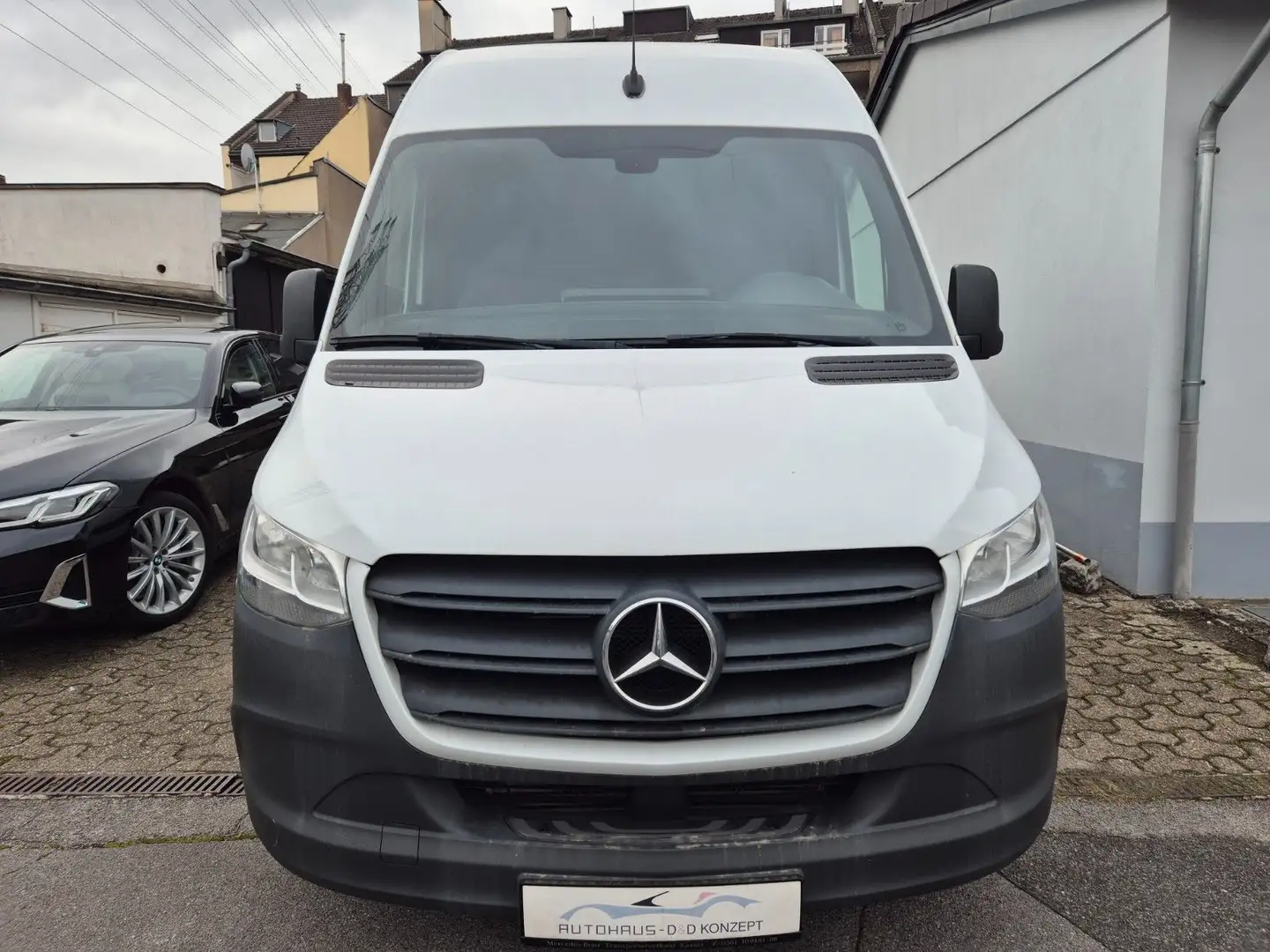 Mercedes-Benz Sprinter Kasten 214 CDI*9G-Tronic*Kompakt*H2-L1* Blanc - 2