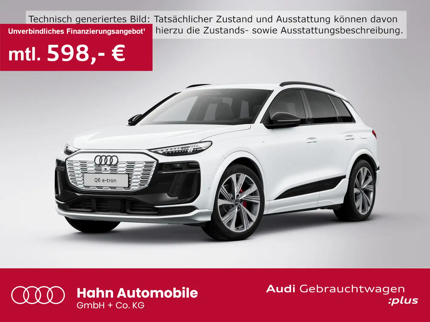 Audi Q6 e-tron performance S-line AHK 360° Matrix Blanc - 1