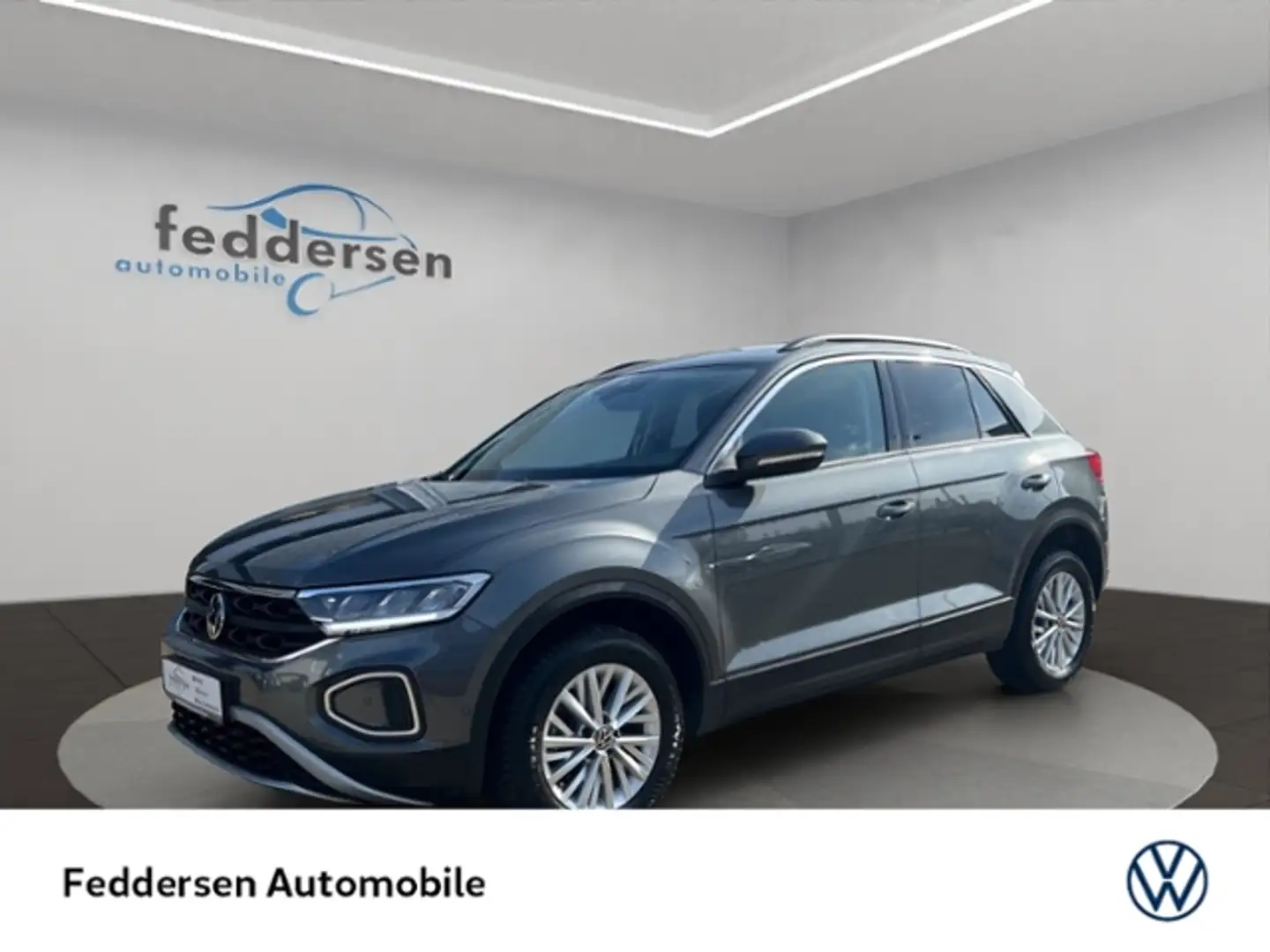 Volkswagen T-Roc Life 1.0 TSI Navi LED PDC Sitzheizung KLIM Grau - 1