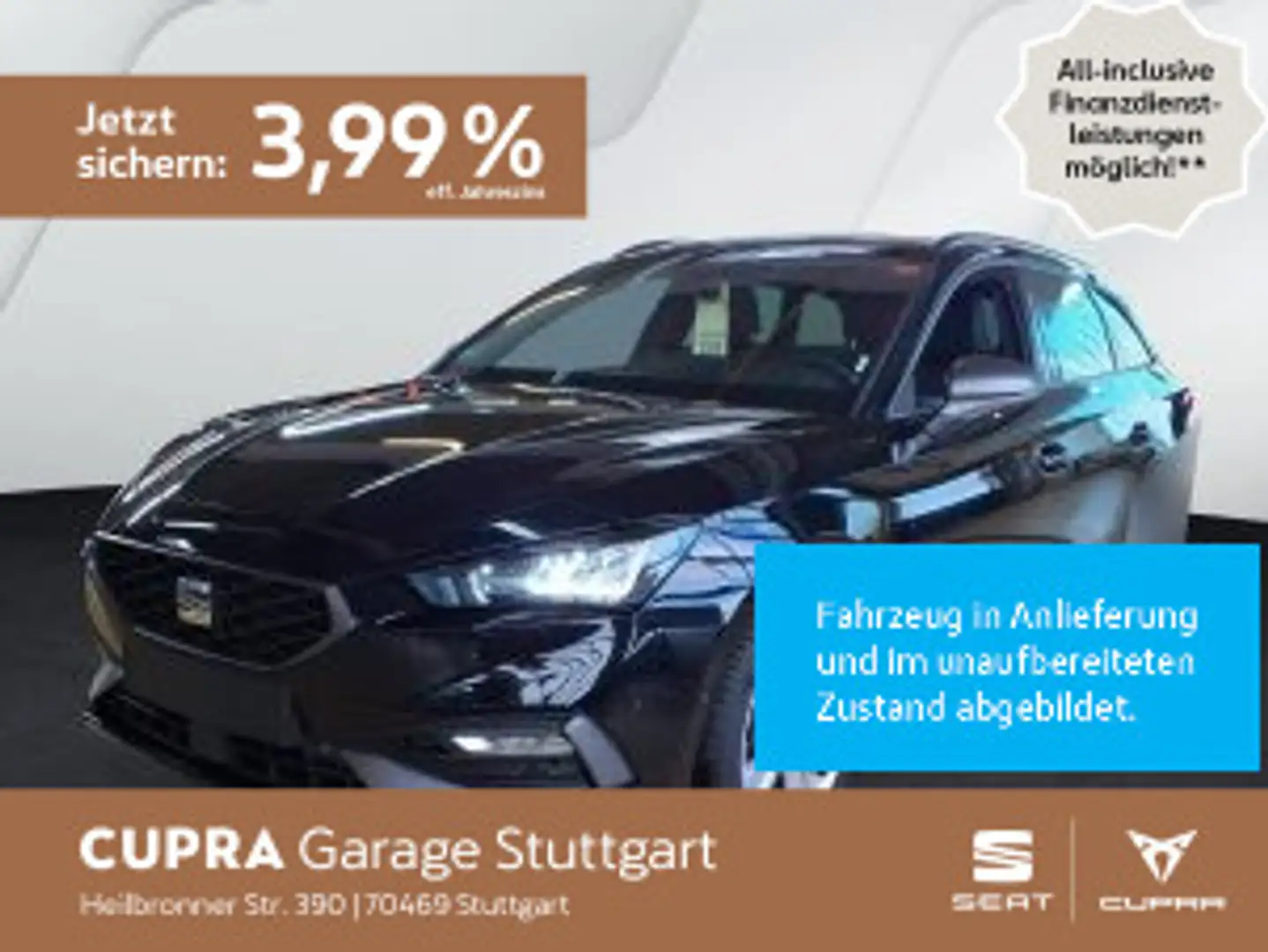 SEAT Leon 1.5 eTSI FR DSG 110 kW Schwarz - 1