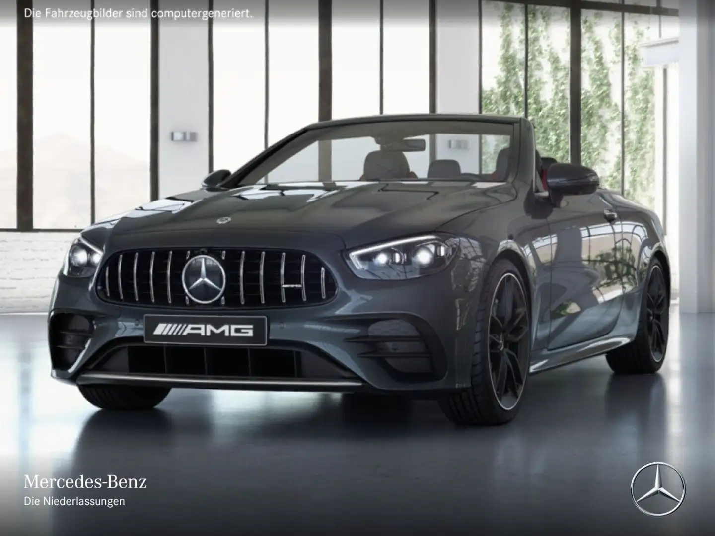 Mercedes-Benz E 53 AMG E 53 Cabrio 4M AMG+360+MULTIBEAM+FAHRASS+BURMESTER Grau - 2