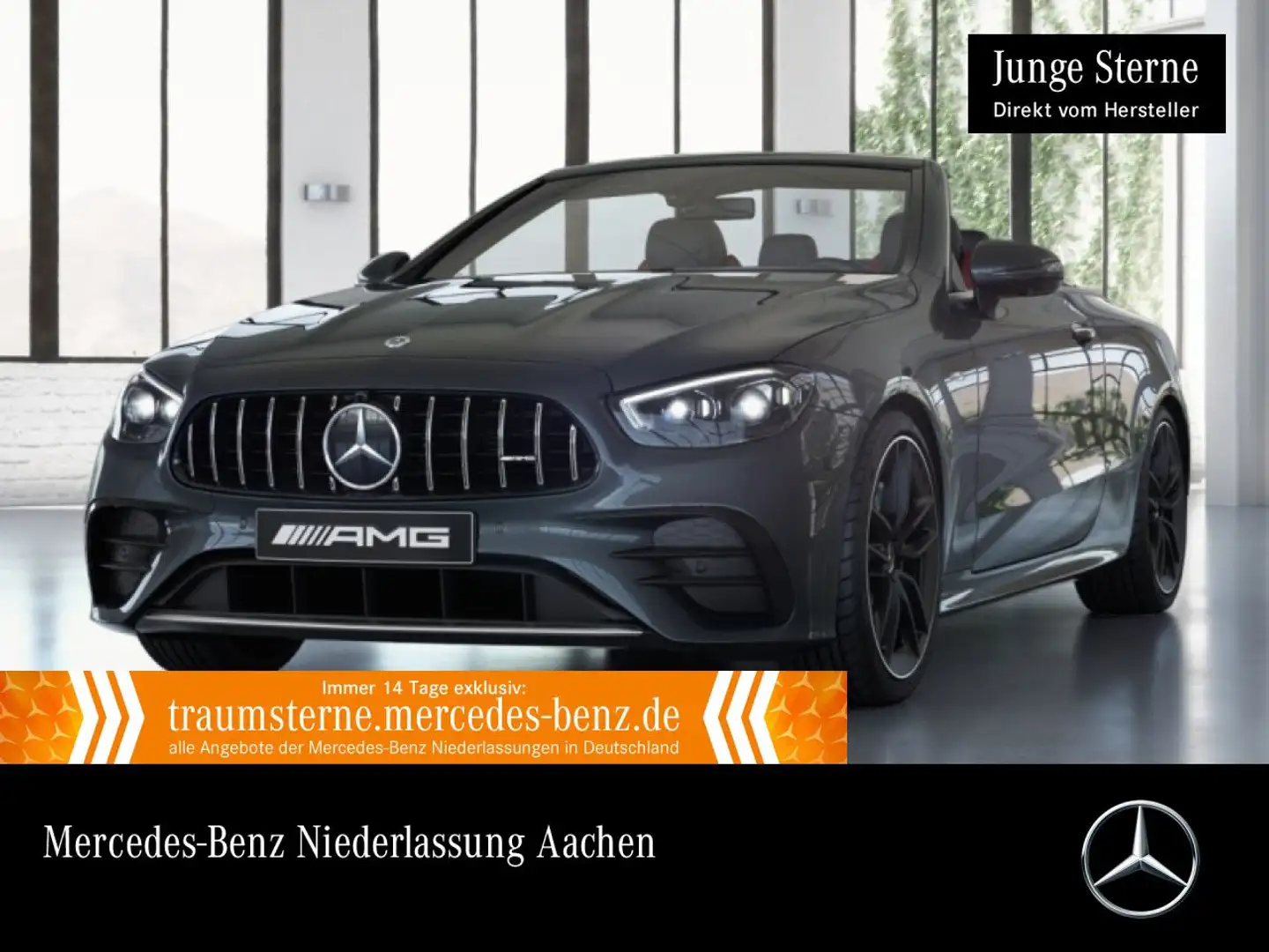 Mercedes-Benz E 53 AMG E 53 Cabrio 4M AMG+360+MULTIBEAM+FAHRASS+BURMESTER Grau - 1