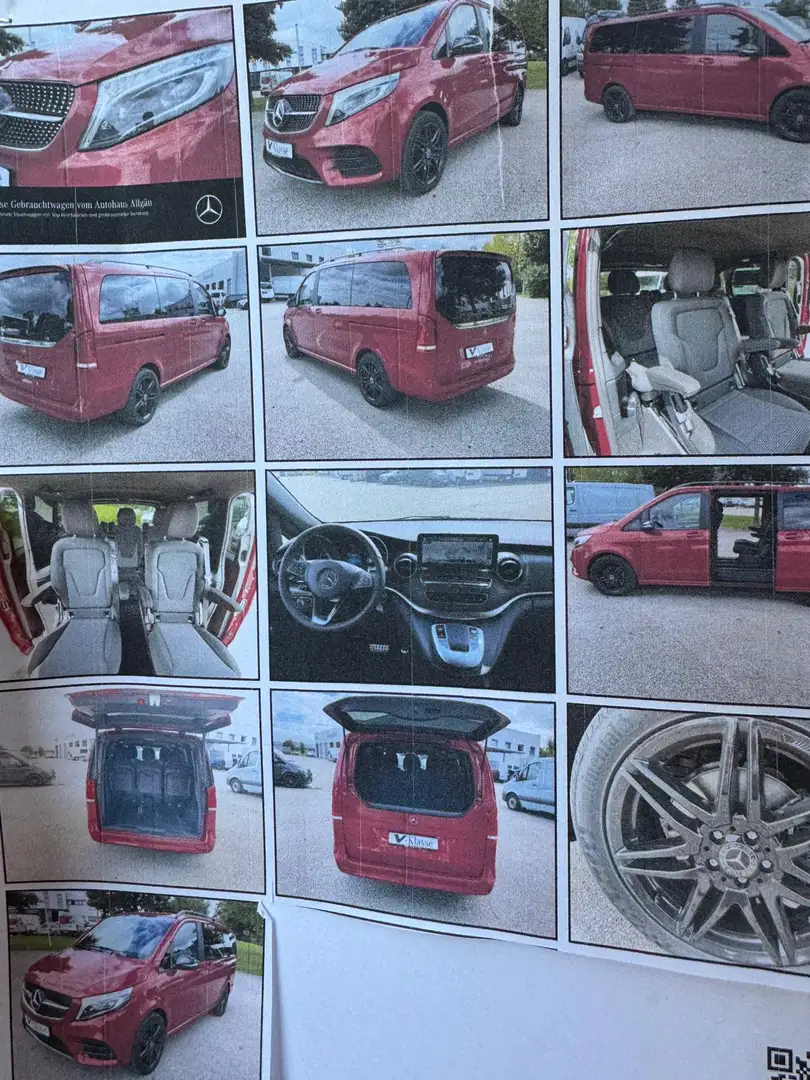Mercedes-Benz V 300 V 300 d Kombi 4MATIC lang Exclusive Aut. Exclusive Rot - 1