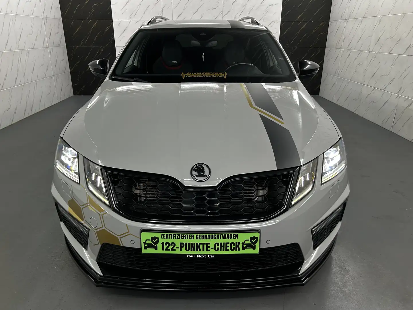 Skoda Octavia RS+DSG+AHK+ACC+NAVI+KAMERA+Smart Link Серый - 2