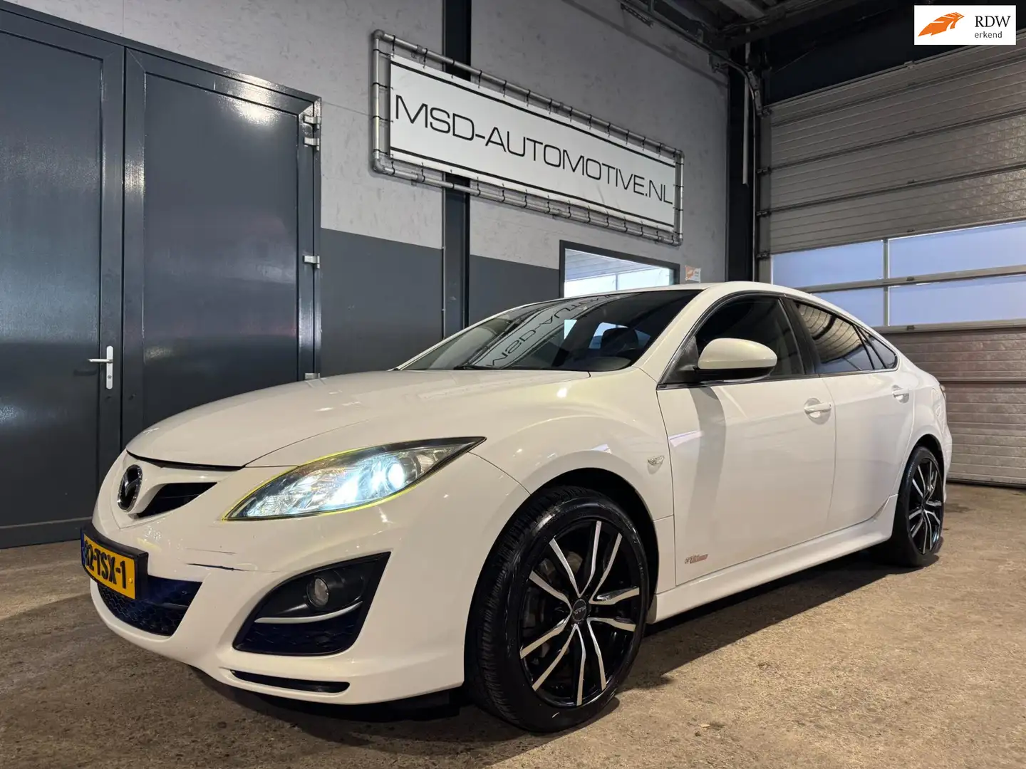 Mazda 6 2.0 GT-M Line|Pearl White|NAP|155PK |Trekhaak ! Wit - 1