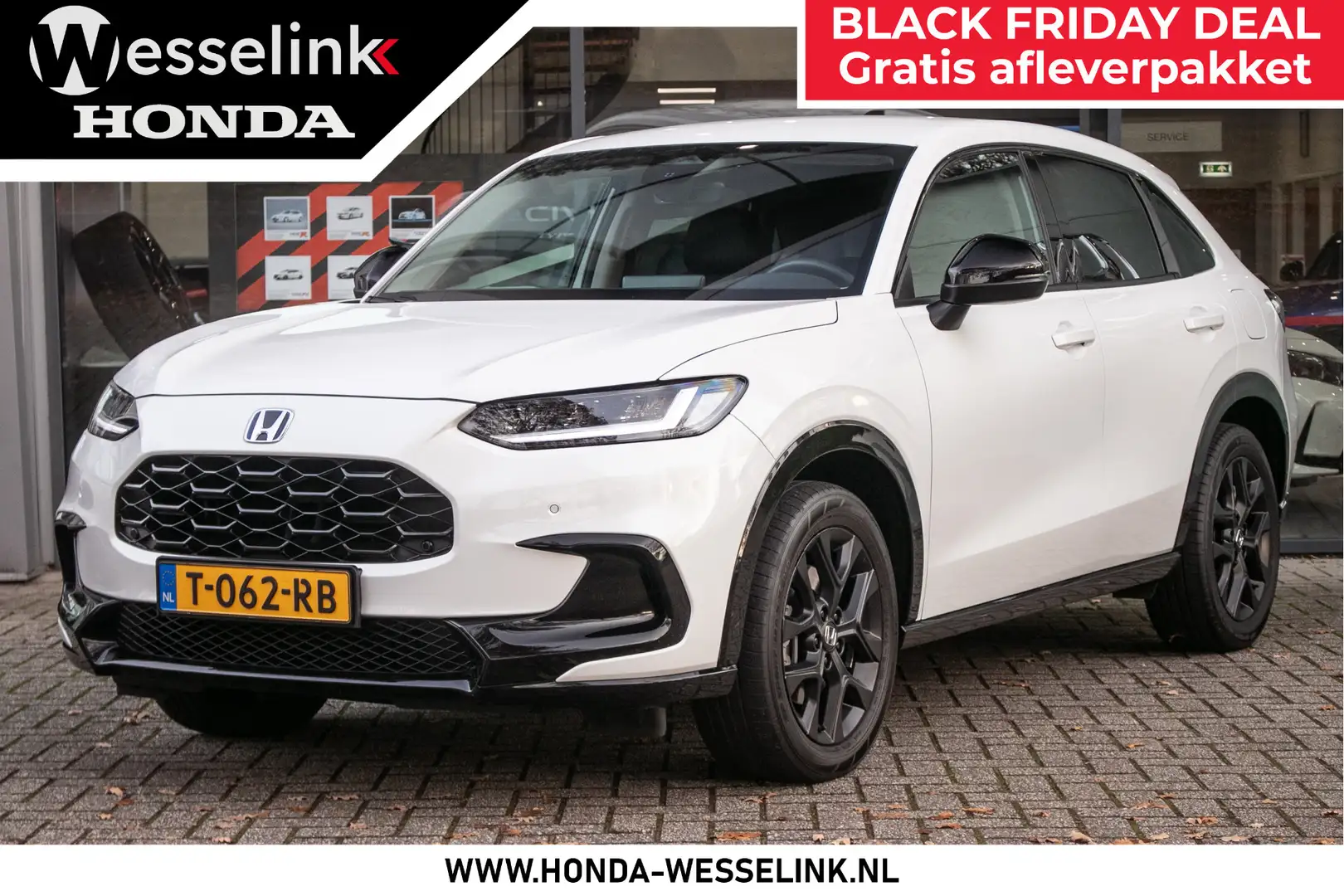 Honda ZR-V 2.0 e:HEV Sport - Trekhaak wegkl. | Apple carpl./A Blanc - 1