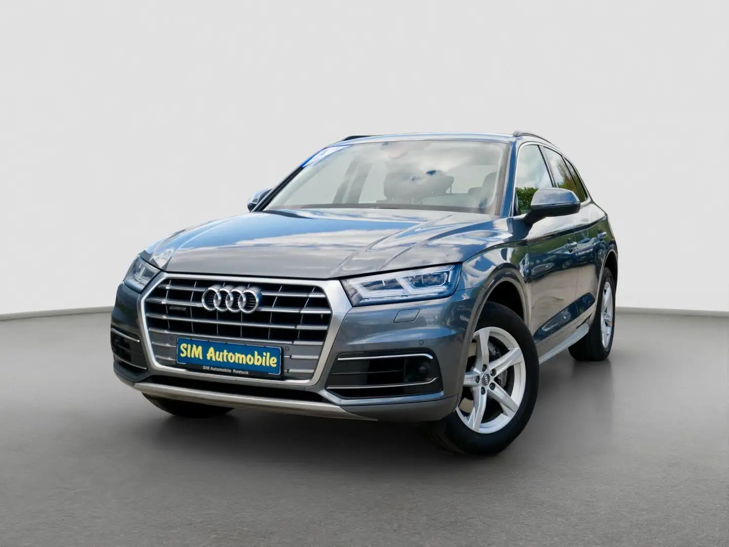 Audi Q5 40 TDI quattro sport+ACC+Head UP+LED+AHK+1-HD Gris - 1