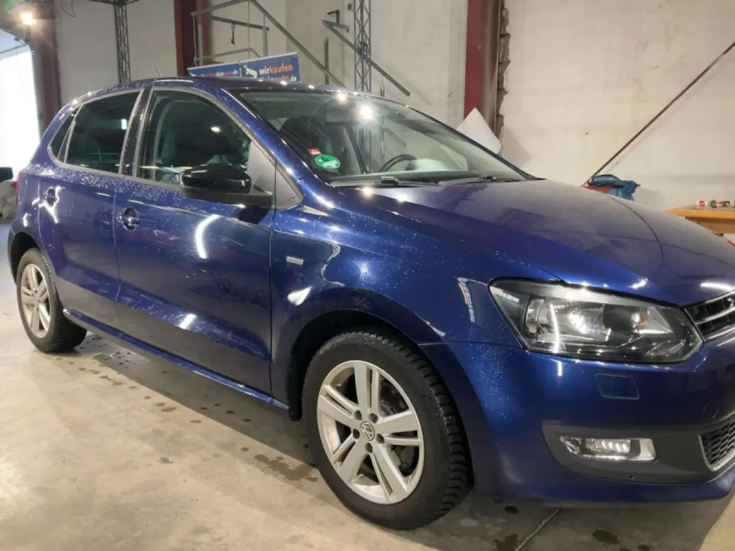 Volkswagen Polo 1.6 TDI 90CH BLUEMOTION TECHNOLOGY FAP MATCH 2 5P Bleu - 2