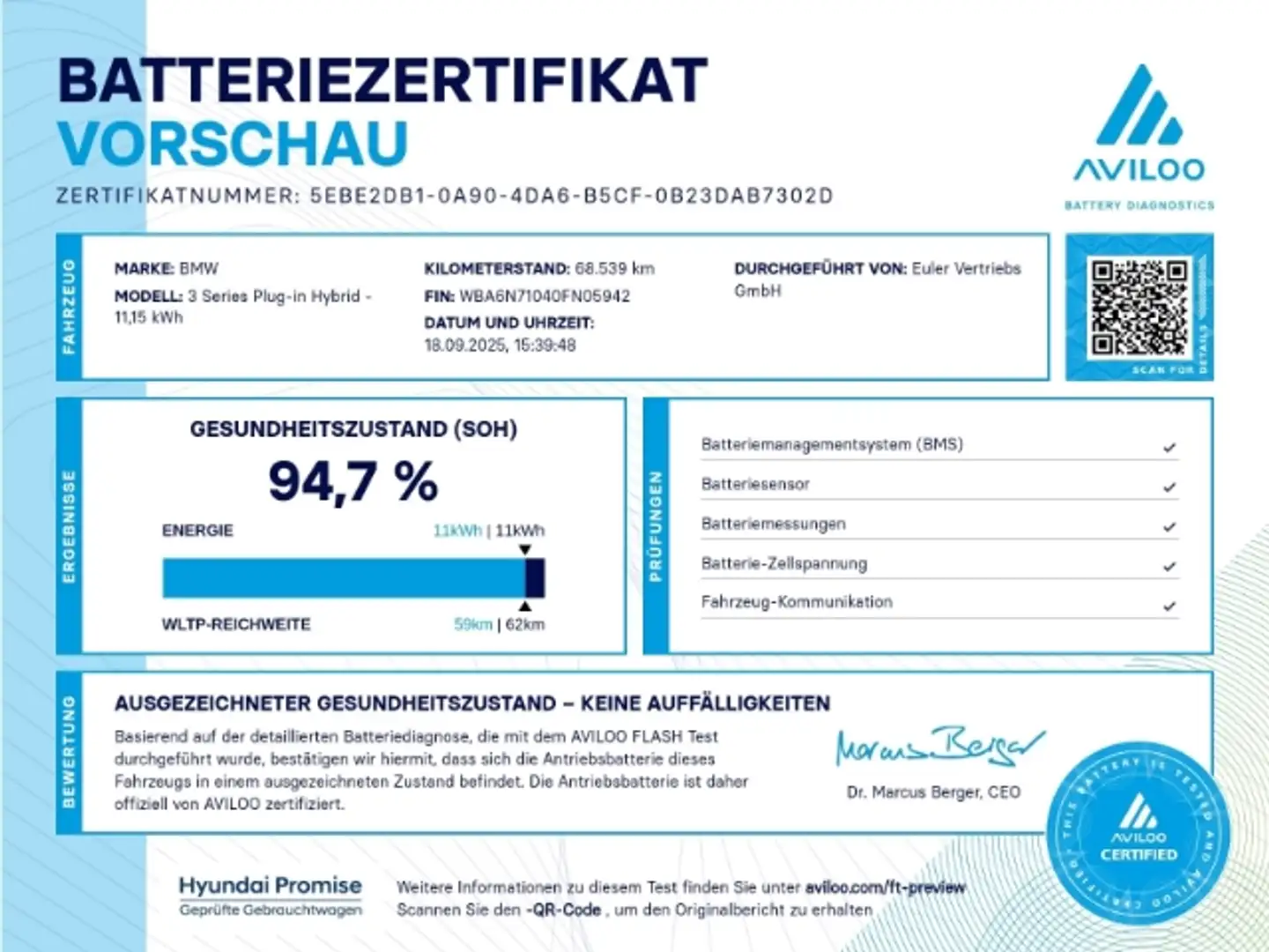 BMW 330 e xDrive Touring HUD AD AHK-klappbar AHK El. Panod Grau - 2