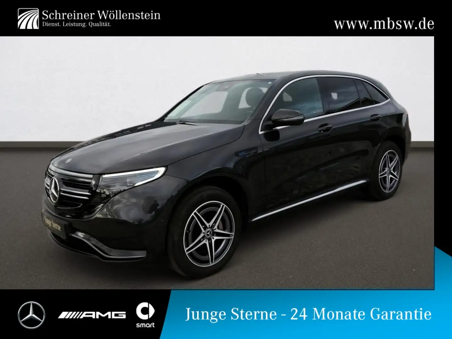 Mercedes-Benz EQC 400 4M AMG*Advanced*MBeam*RfKam*SHZ*Ambi*DAB Gris - 1