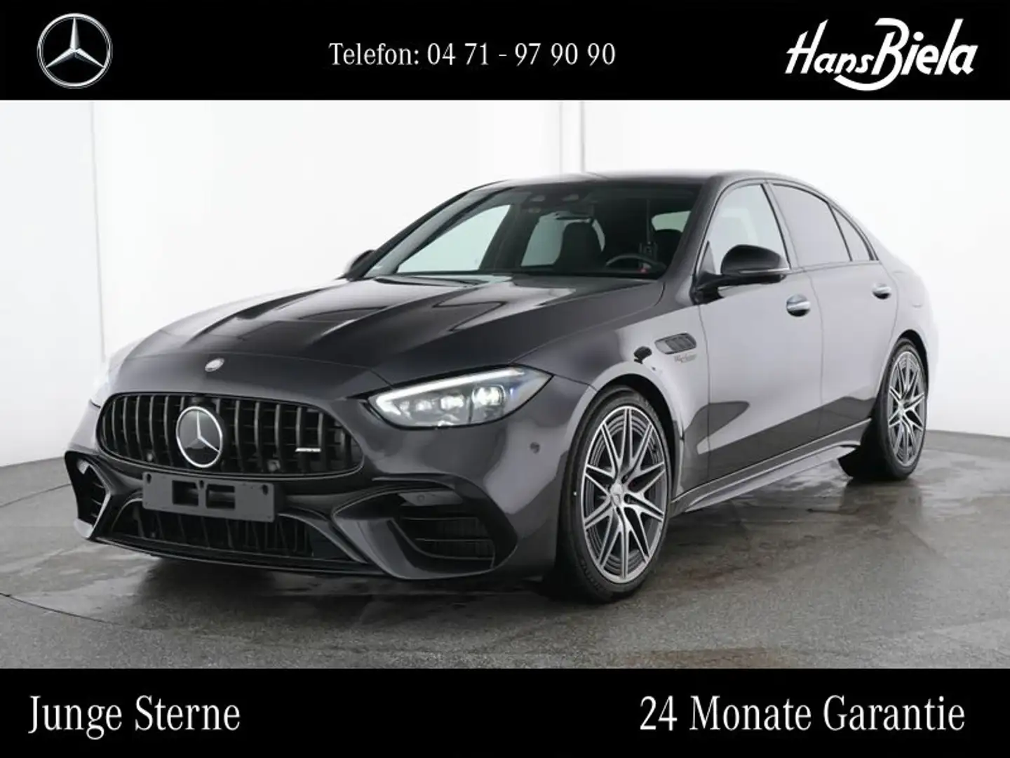 Mercedes-Benz C 63 AMG AMG C 63S E PERFORMANCE Si/Night/Carb/Bur/DigLi Grau - 1