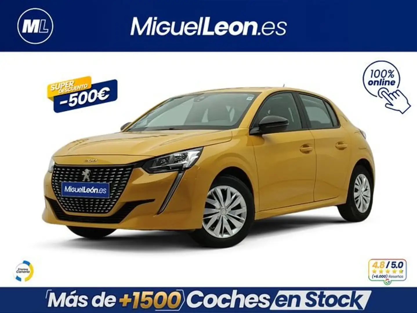 Peugeot 208 PureTech 55kW (75CV) Active Amarillo - 1