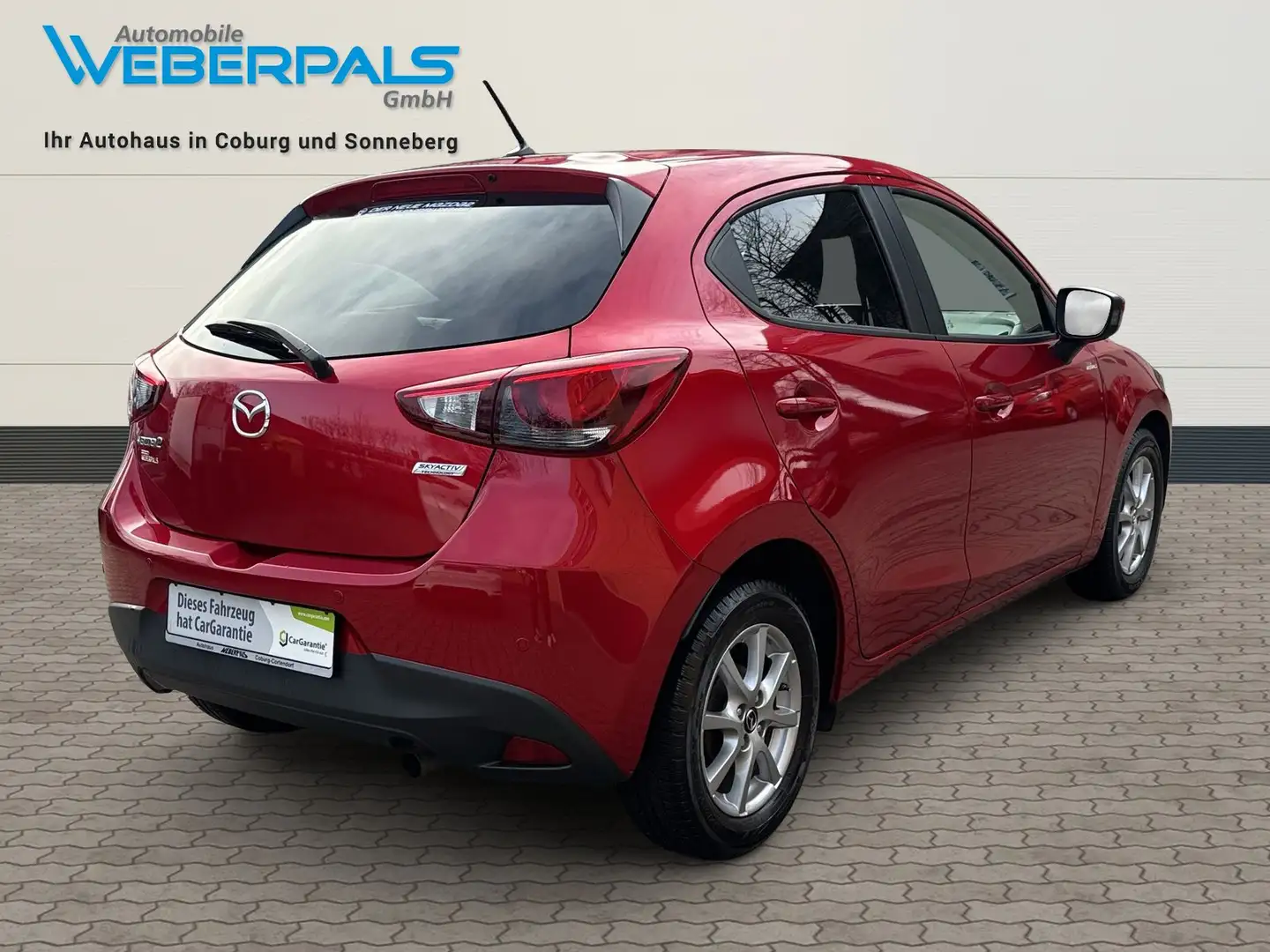 Mazda 2 Exclusive-Line-1.HAND-NAVI-SITZHEIZUNG-KLIMAANLAGE Rouge - 2