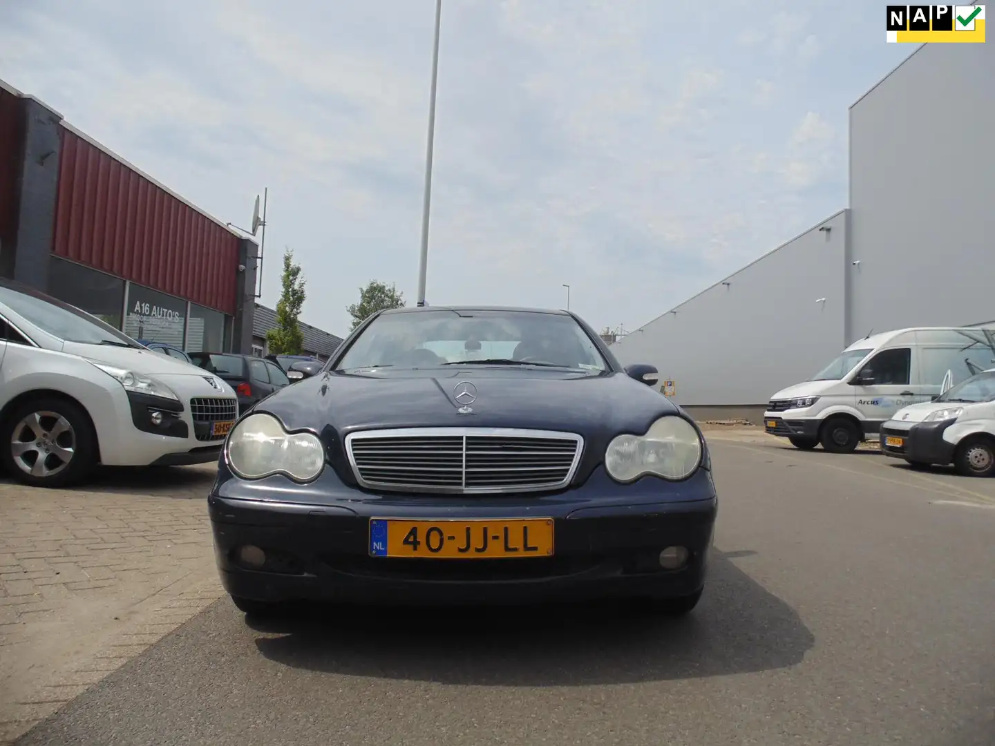Mercedes-Benz C 200 KOMPRESSOR 2.0 SEDAN MET AIRCO Bleu - 1
