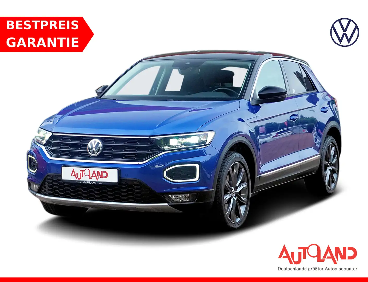 Volkswagen T-Roc 1.5 TSI Style LED ACC Sitzheizung PDC Blauw - 1