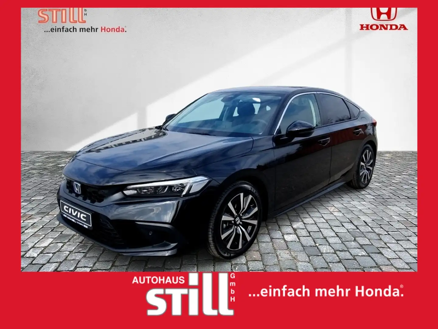 Honda Civic e:HEV 2.0 Elegance Navi*Kamera*Sitzheiz.* Black - 1