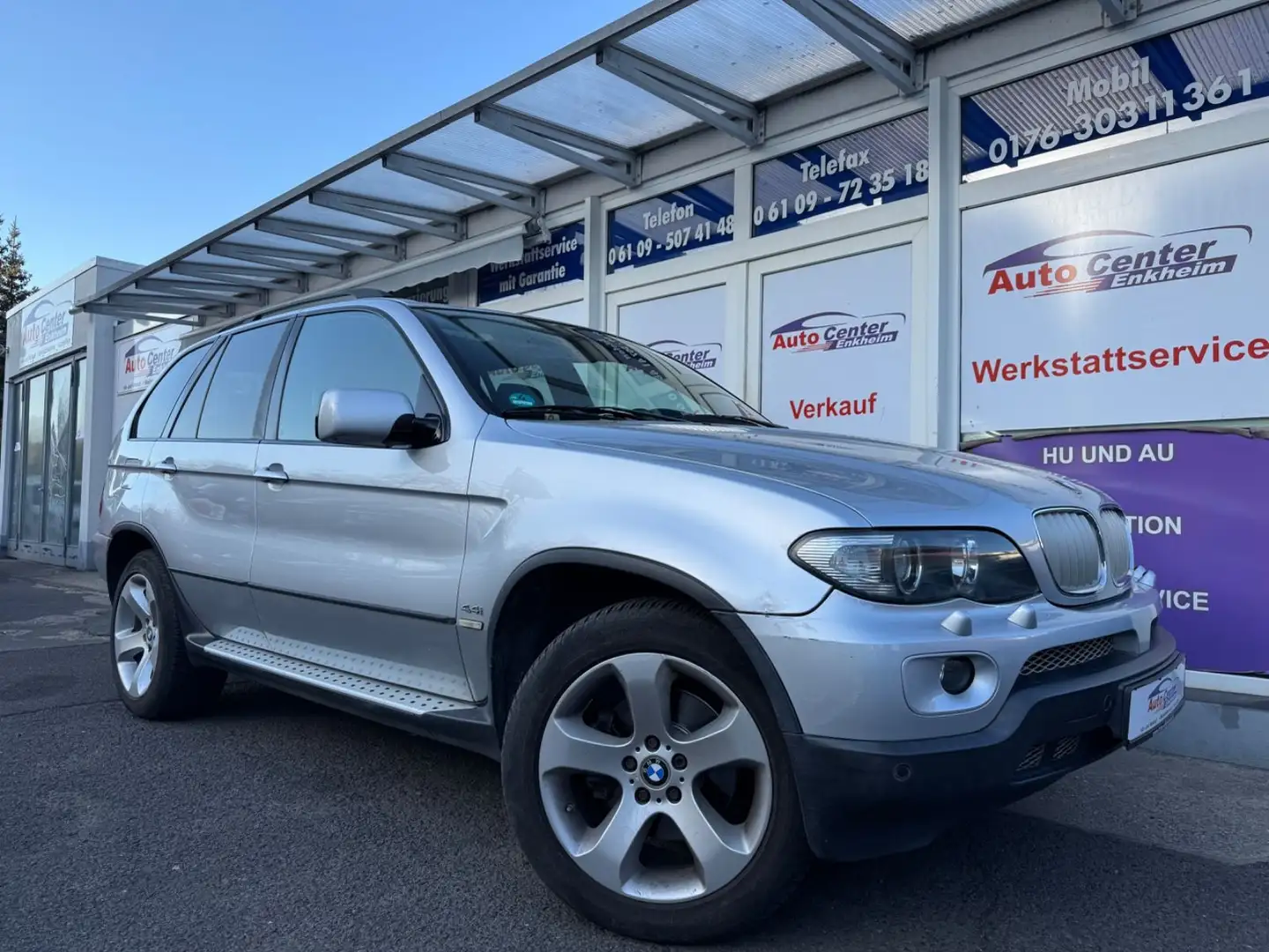 BMW X5 4.4i *Memory*Leder*Xenon*Panorama Silber - 1