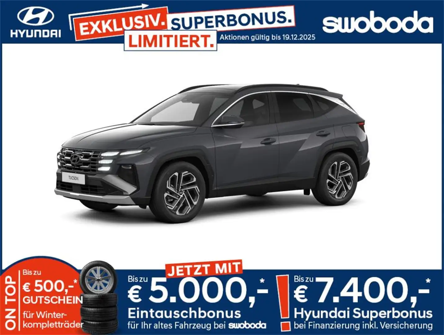 Hyundai TUCSON Tucson NX4 Smart Line 1,6 T-GDi 2WD t5bs1-P3 Grau - 1