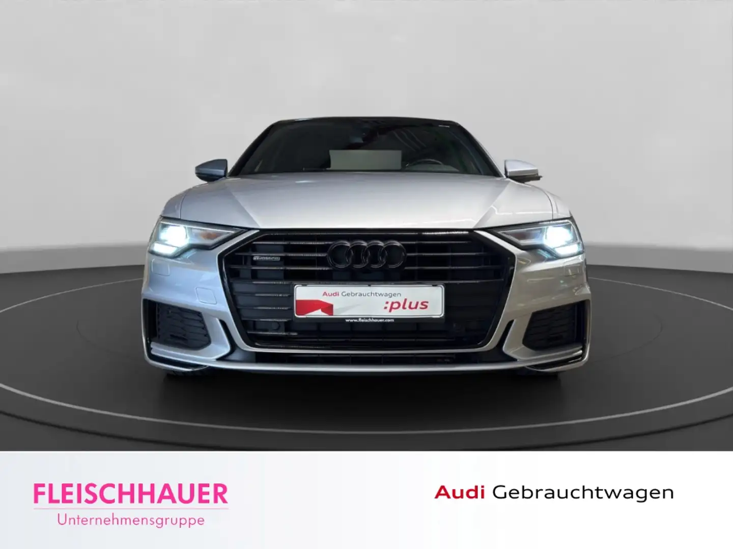 Audi A6 quattro Limousine sport 50 TFSI e LED+NAVI+RFK+PAN Argent - 2