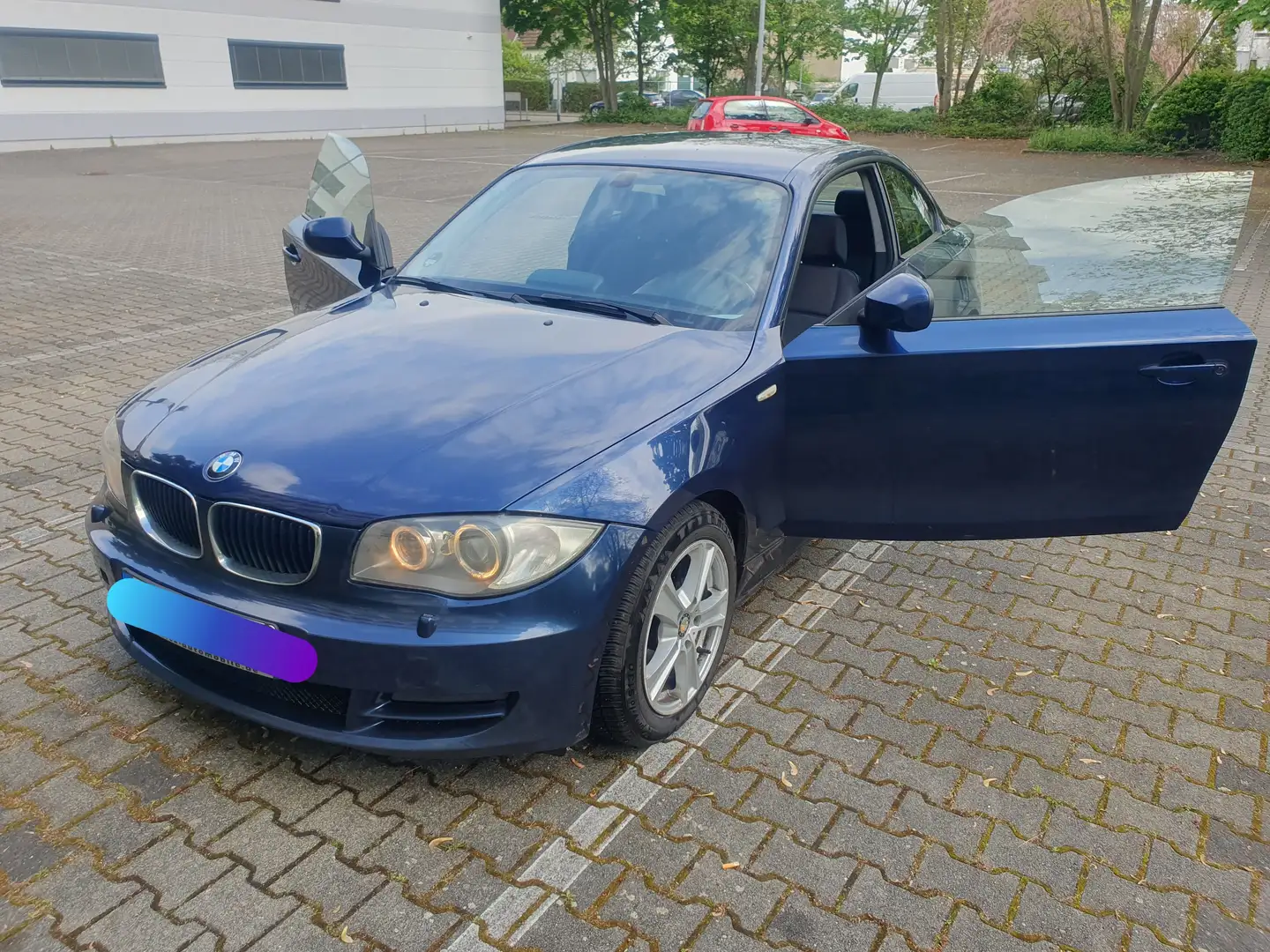 BMW 120 120d Coupe Aut. Синій - 1