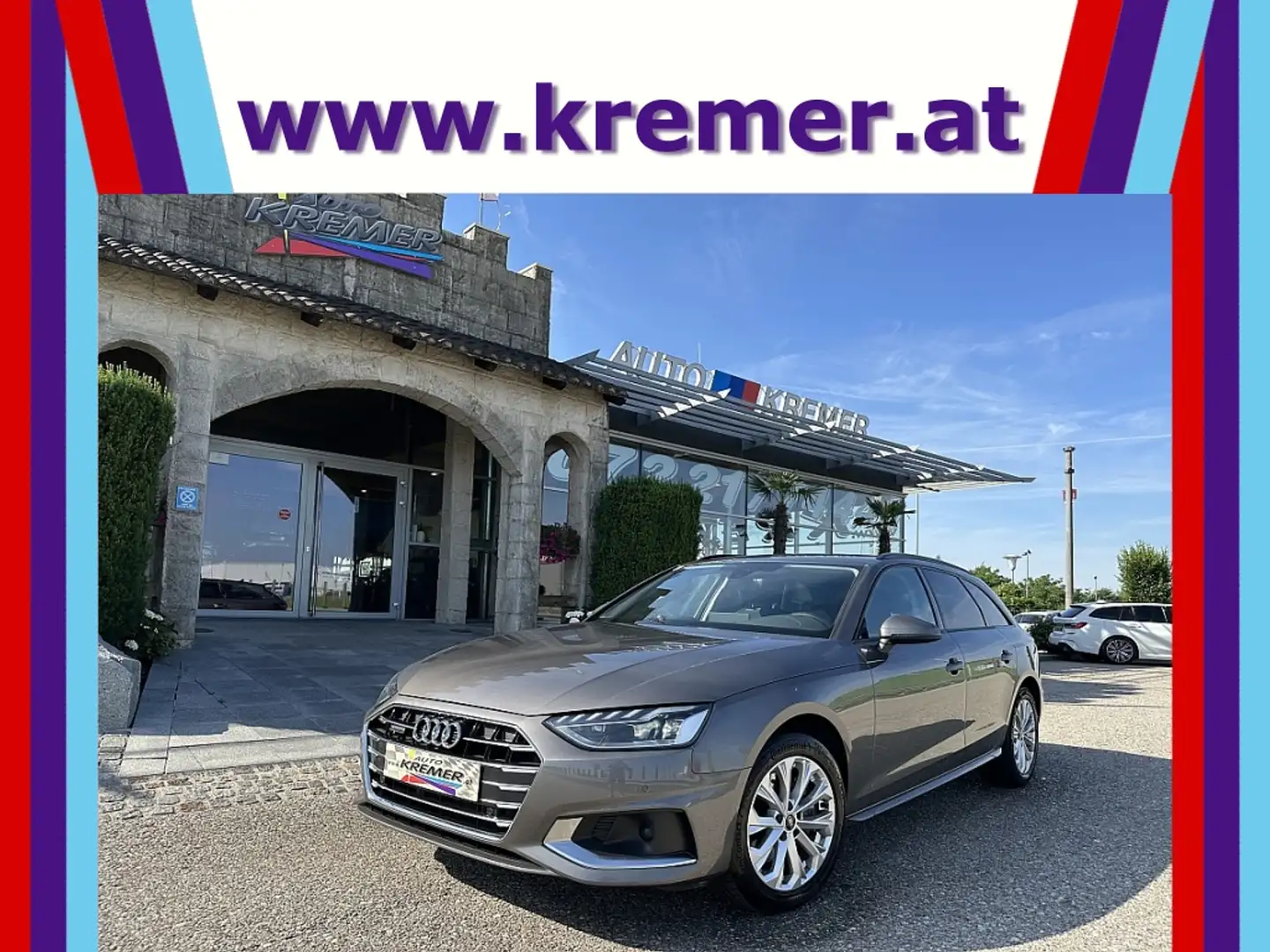 Audi A4 Avant 40 TDI quattro S-tronic/LED/ACC/SHA/SPORT... Gris - 1