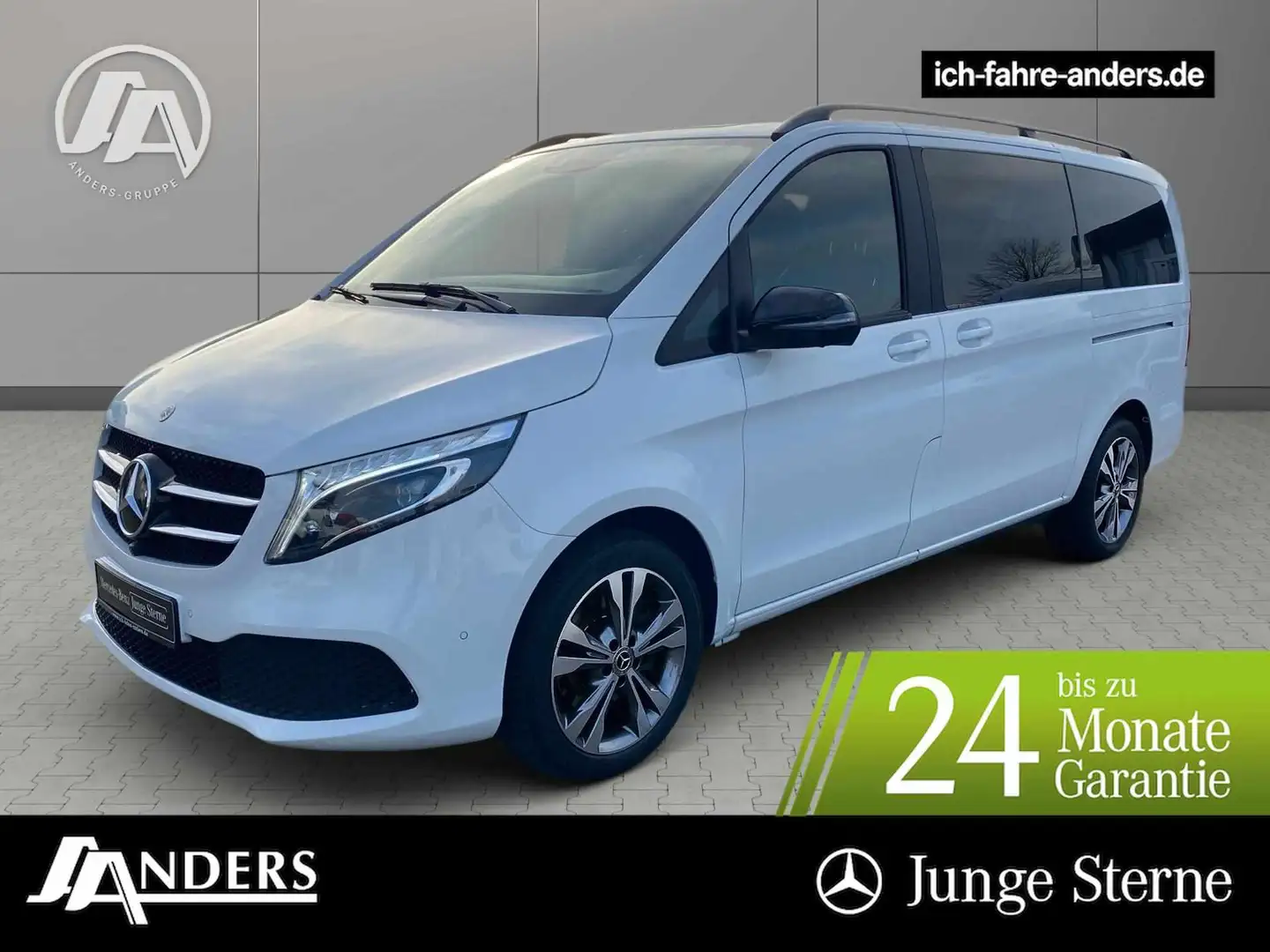 Mercedes-Benz V 250 Avantgarde Leder*Distro*Standhzg*AHK 2,5t* Weiß - 1