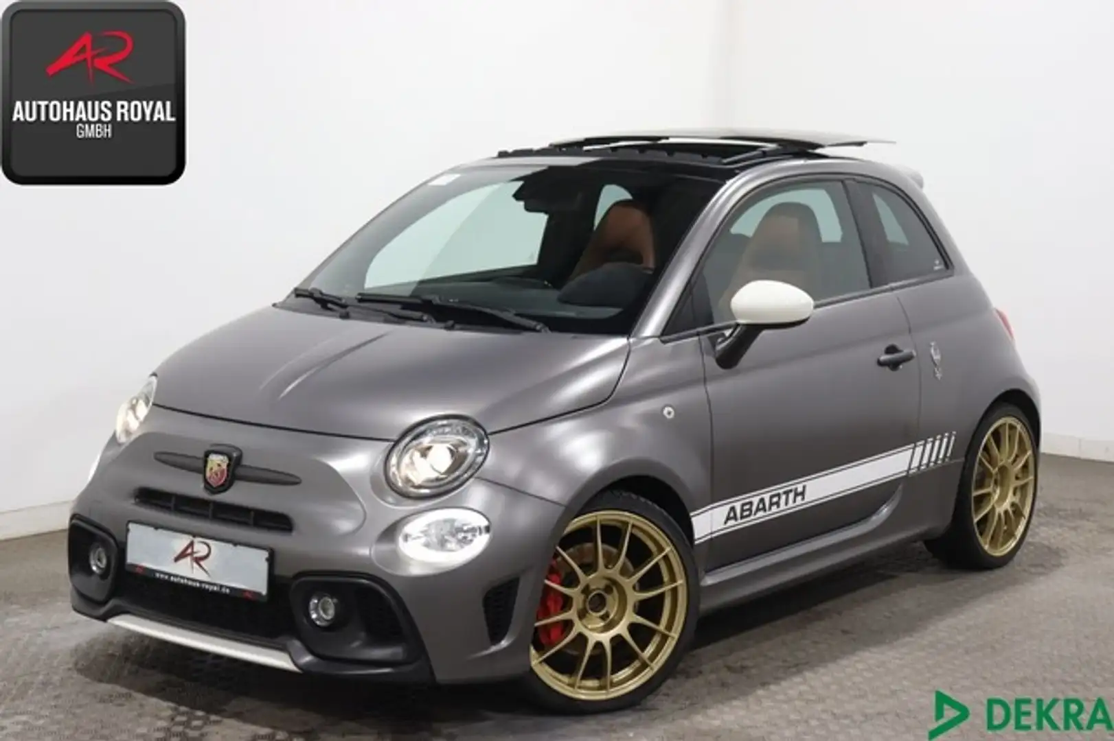 Abarth 595 Competizione MATTGRAU CARPLAY,PANO,SH,18ZOLL Szary - 1
