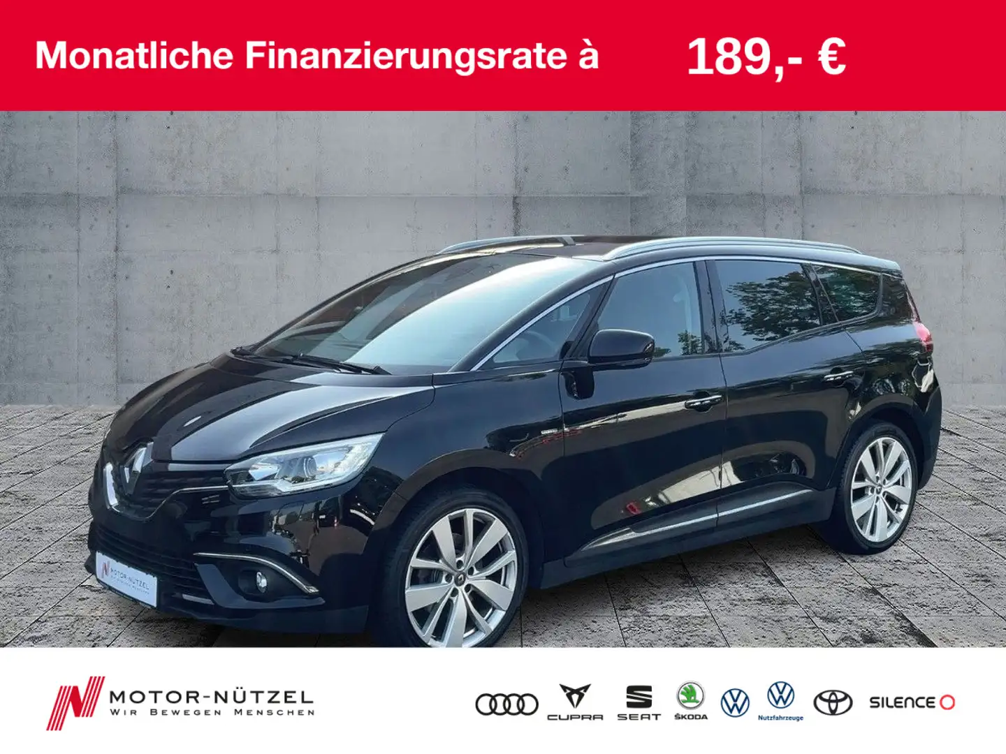 Renault Grand Scenic TCe140 ENERGY NAV+SHZ+2xPDC+AHK+20" Zwart - 1