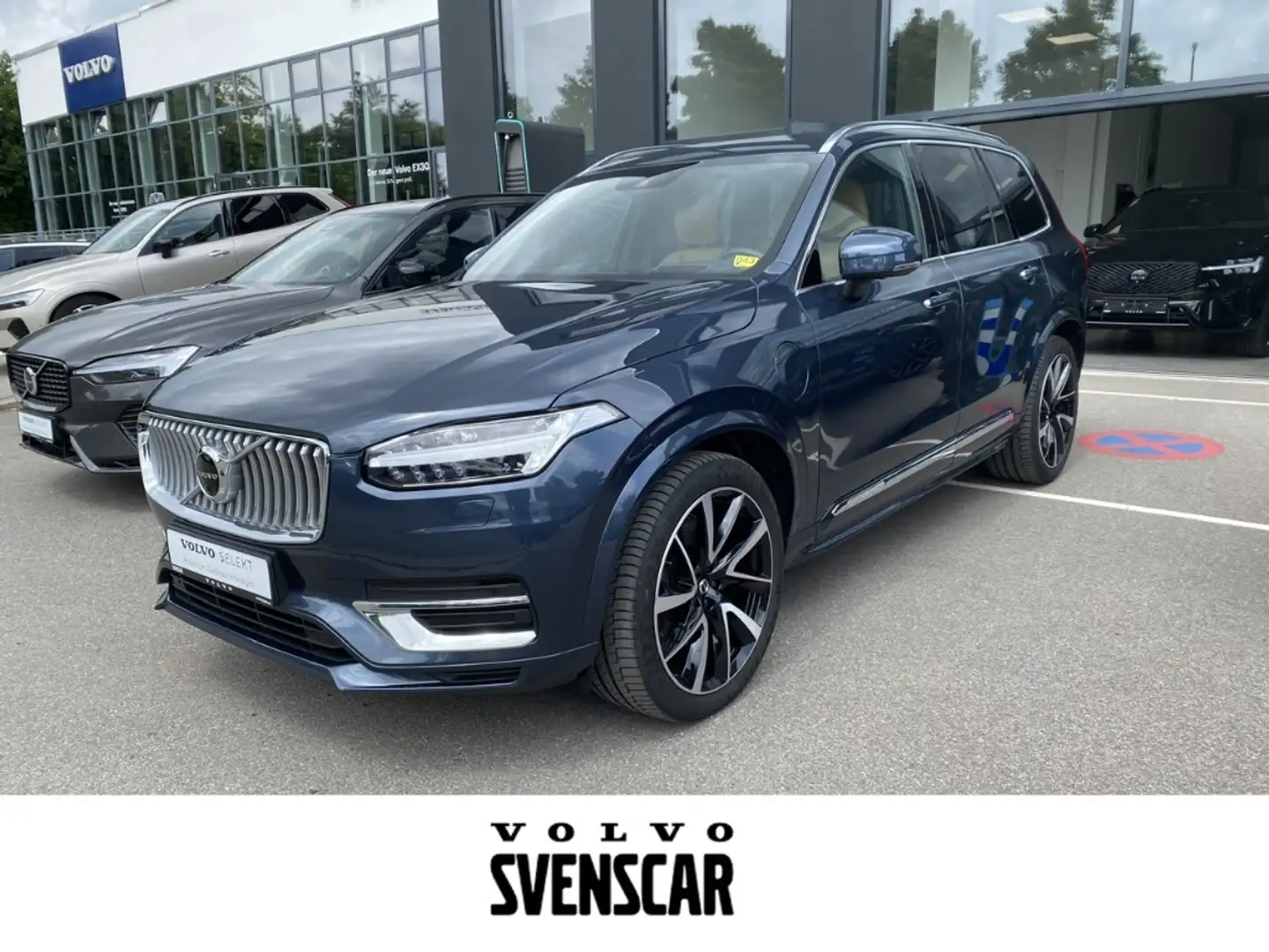 Volvo XC90 Inscription Recharge Plug-In Hybrid AWD T8 Twin En Blau - 1