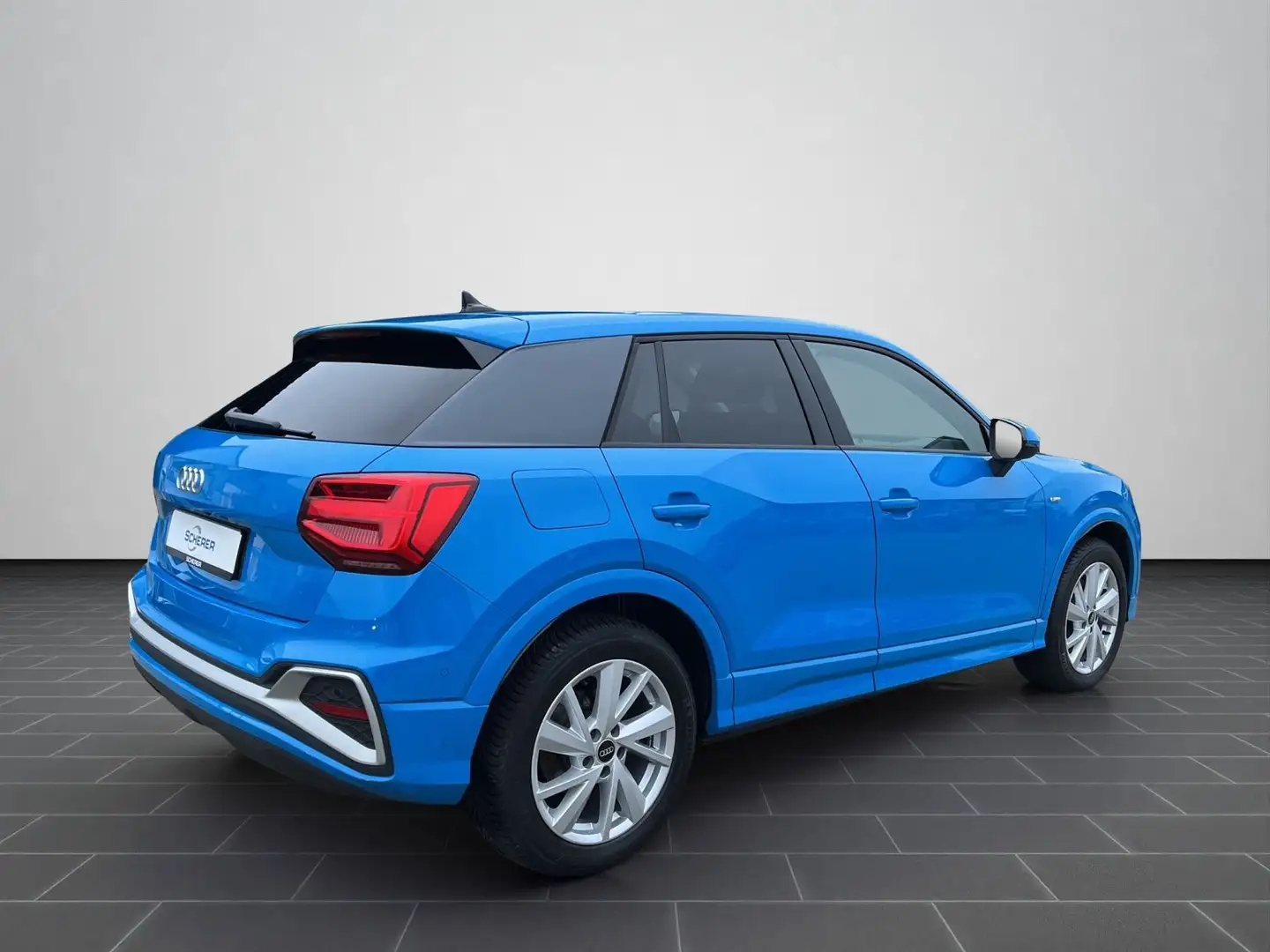 Audi Q2 35 TDI S tronic S-LINE NAVI/LED/Sitzheizung v Blau - 2