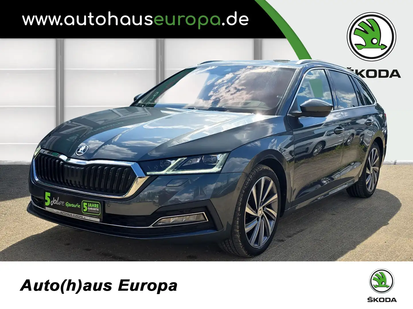 Skoda Octavia Combi 1.5 TSI ACT DSG Style ACC Virt.Cockpit Kam N Grau - 1