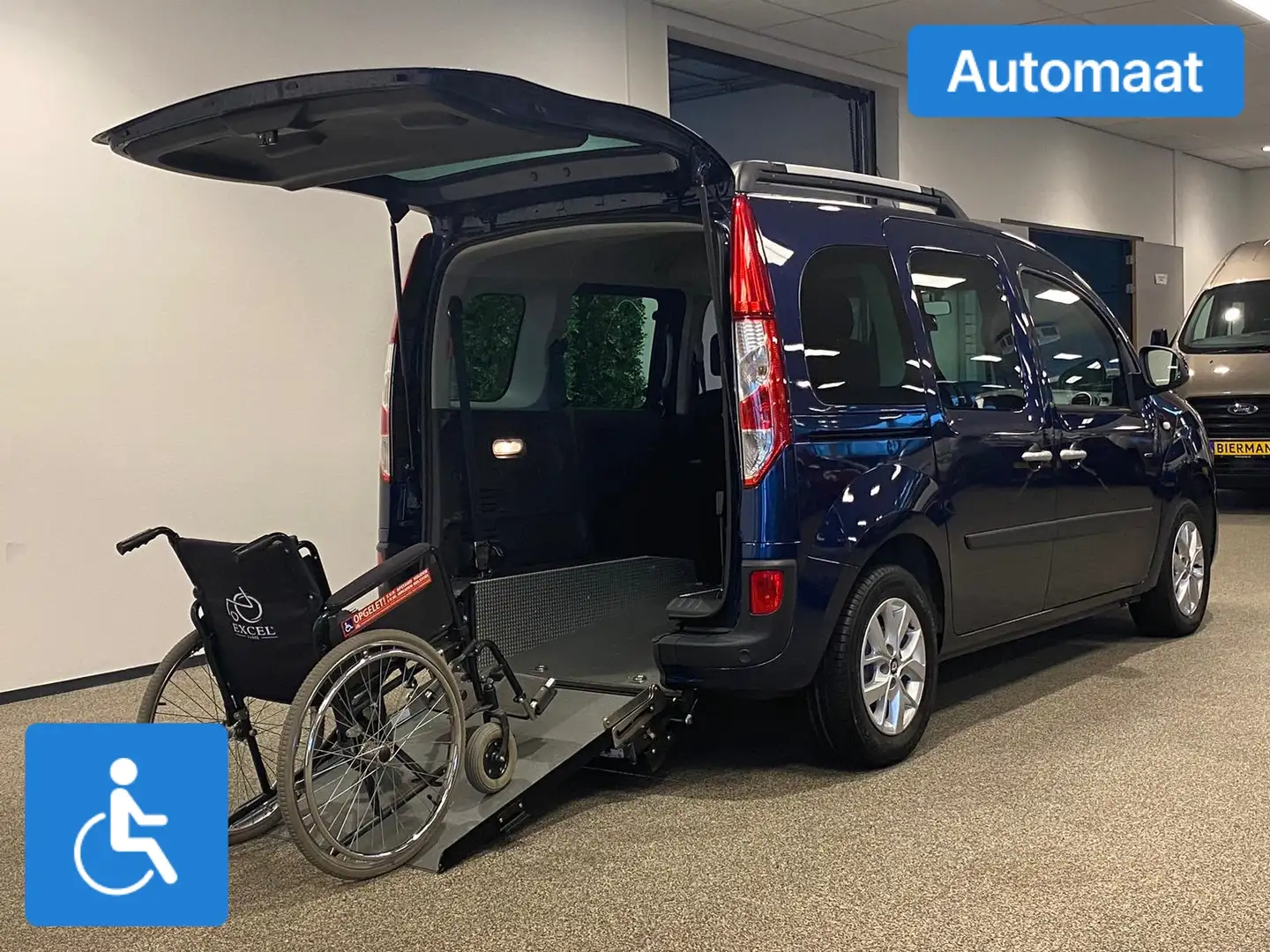 Renault Kangoo Rolstoelauto Automaat Blauw - 2