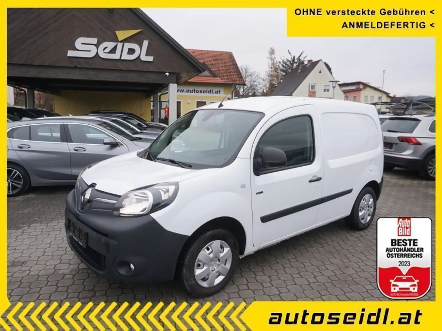 Renault Kangoo Z.E. Complete 33kWh mit Batterie *SORTIMO* Weiß - 1