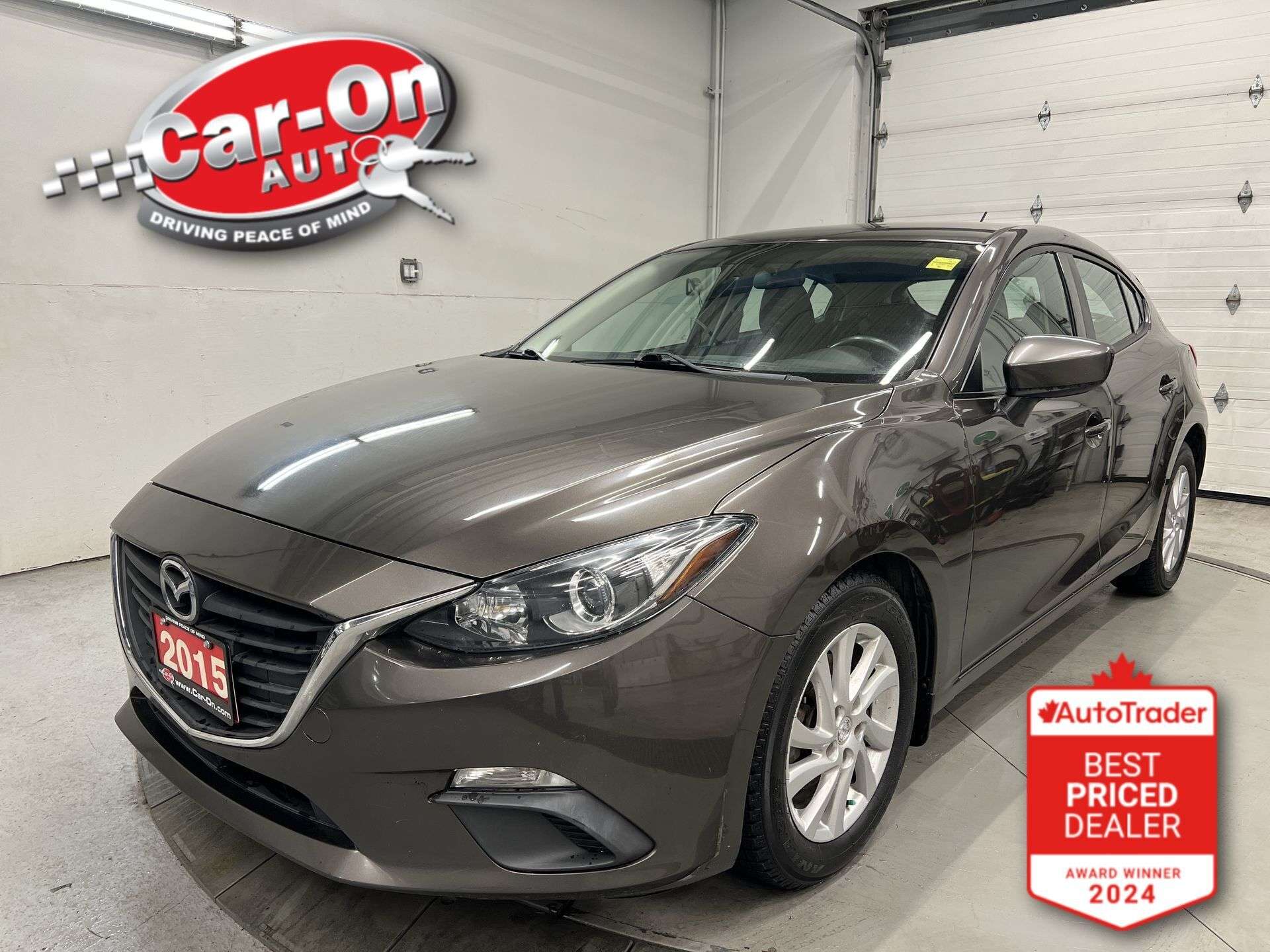 Gray 2015 Mazda MAZDA3 Sport GX Hatchback Manual