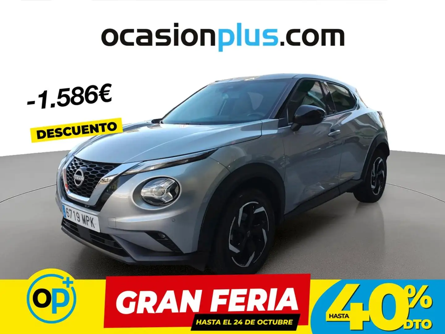 Nissan Juke 1.0 DIG-T N-Connecta 4x2 DCT 7 114 Gris - 1