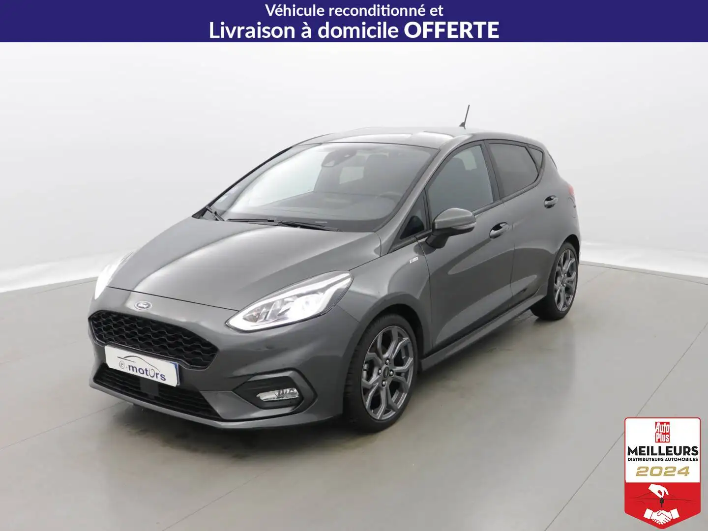 Ford Fiesta 1.0 EcoBoost 125 DCT-7 5P ST-Line +PDC AR Gris - 1