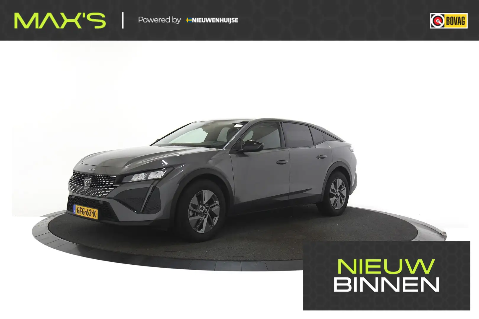 Peugeot 408 1.2 Hybrid 136 e-DCS6 Allure | Navigatie | Adaptiv Gris - 1