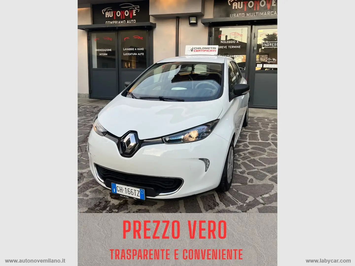 Renault ZOE Life R90 BATTERIA DI PROPRIETA' PREZZO REALE Bianco - 1