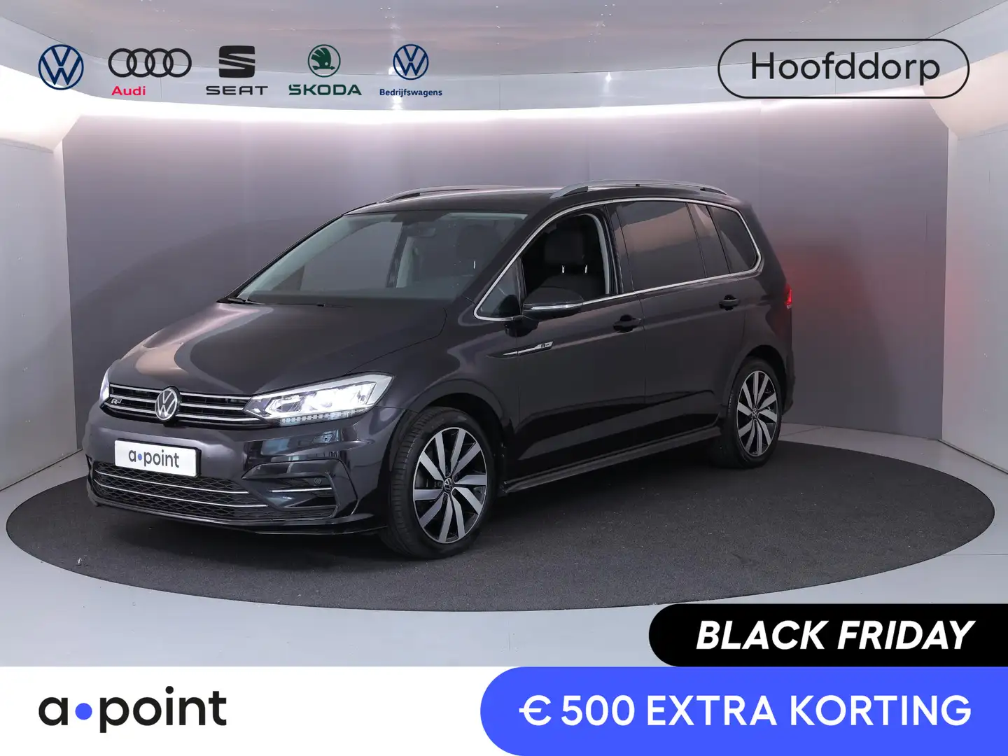 Volkswagen Touran 1.5 TSI Highline 7p 150pk DSG| Pano.dak| Digital d Noir - 1