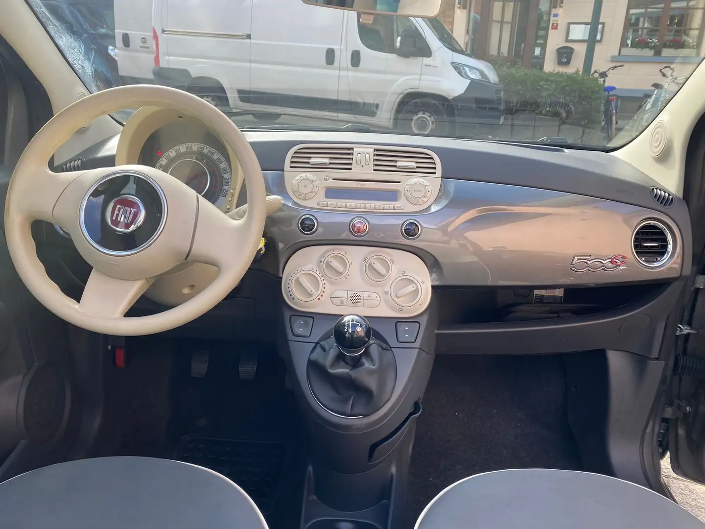 Fiat 500 500 0.9 T TwinAir Lounge Stop 12 MOIS DE GARANTIE Grijs - 2