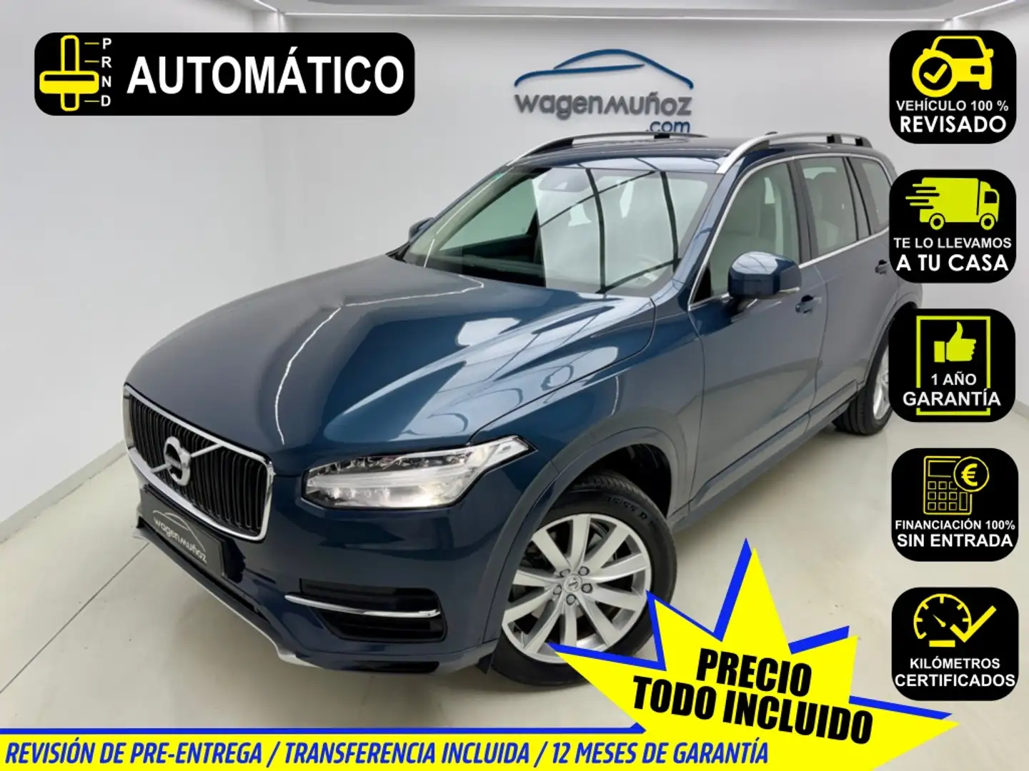 Volvo XC90 D5 Momentum AWD 235 Aut. 7 pl. (9.75) Azul - 1