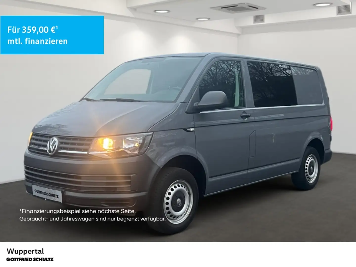 Volkswagen T6 Transporter -Plus 2.0 TDI 6-SITZER KLIMA PDC ZV E-FENSTER Gris - 1