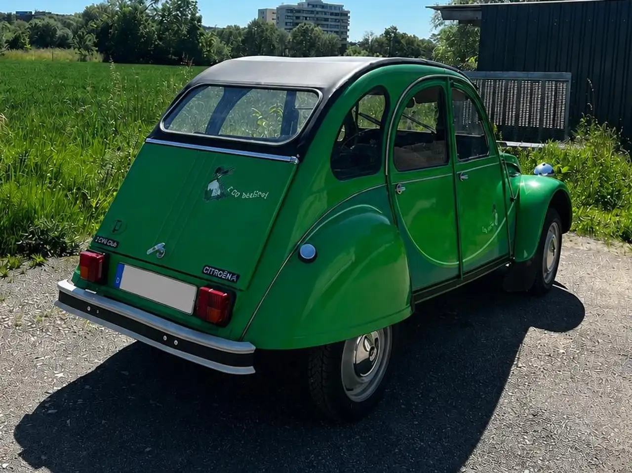 Citroen 2CV 2 CV Ente Grün, foto 2