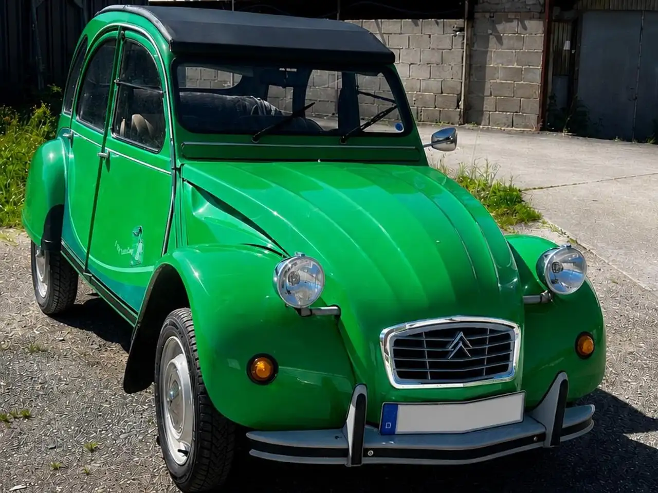 Citroen 2CV 2 CV Ente Grün, foto 1