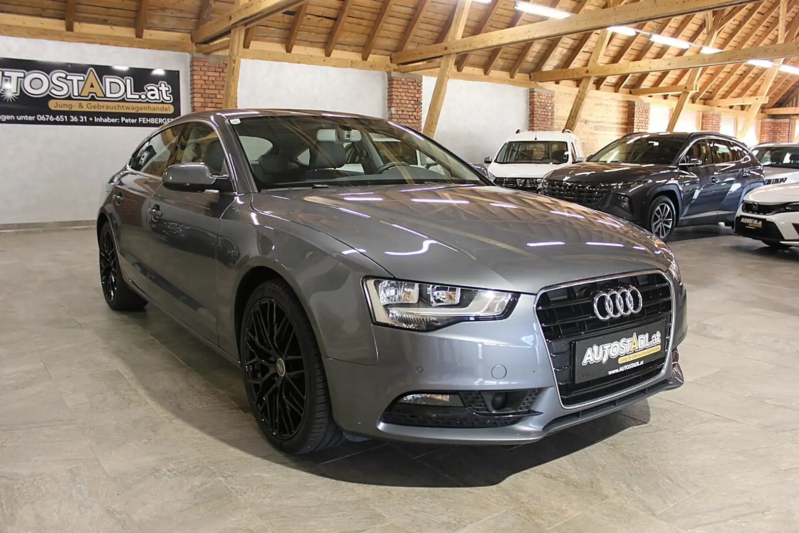 Audi A5 Sportback 2.0 TDI /Schiebedach-AHV-NAVI-19Zoll-... Grau - 2