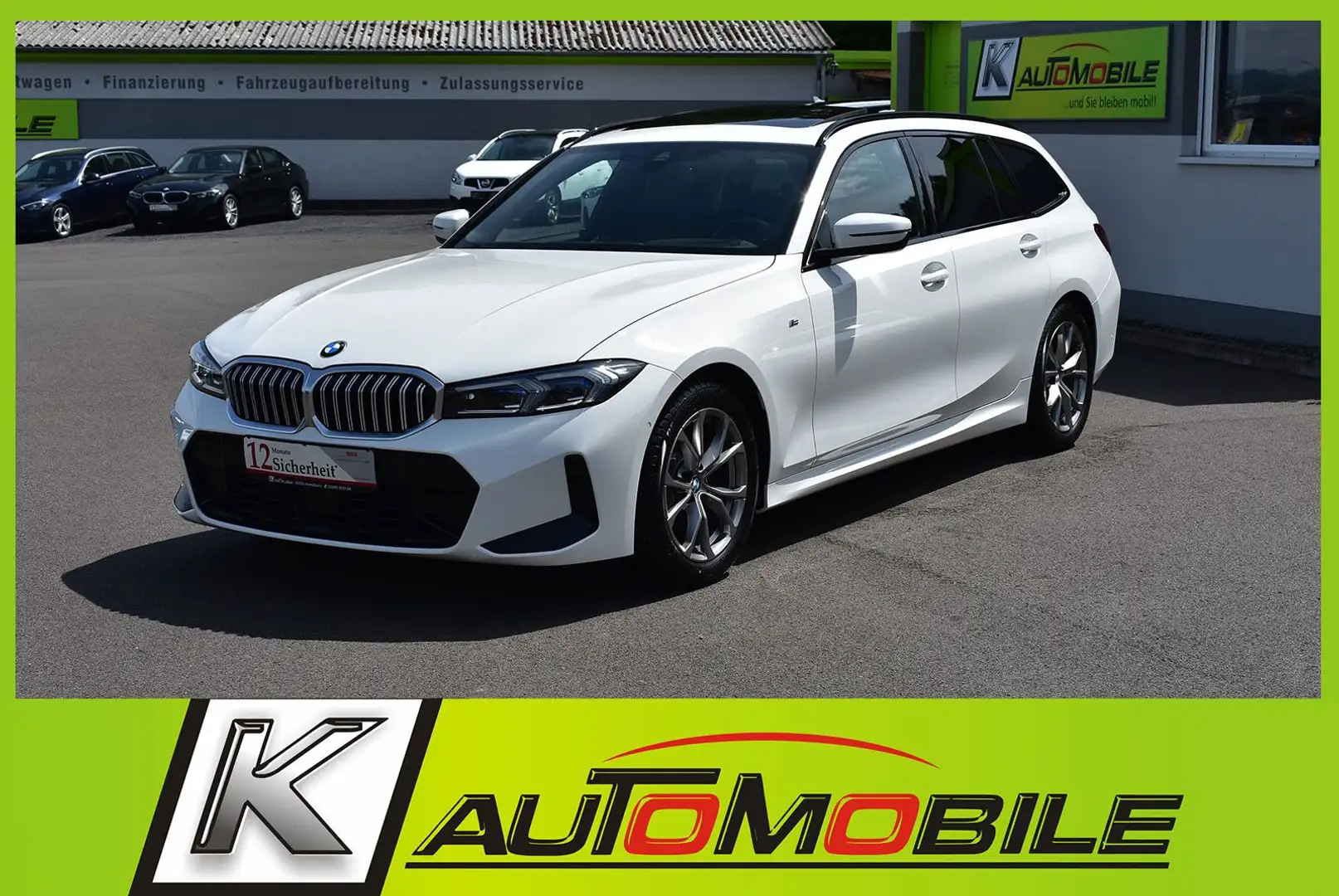 BMW 318 i M Sport Head-Up+Panorama+Kamera+Memory+AHK Weiß - 1