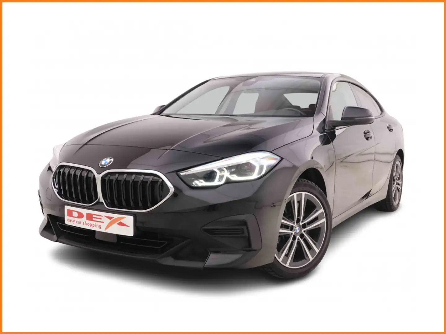 BMW 220 220d 163 Steptronic Gran Coupe Sport + Navi + Leather + LED + BMW Live Cockpit + ... Zwart - 1
