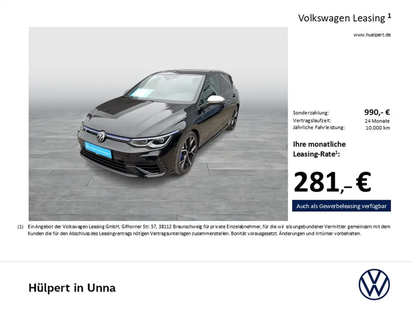 Volkswagen Golf VIII 2.0 R PERFORMANCE 4X4 AKRAPOVIC LM19 Czarny - 2